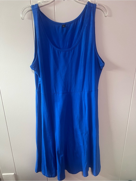 Dresses & Skirts - Sleeveless Royal Blue Midi Dress